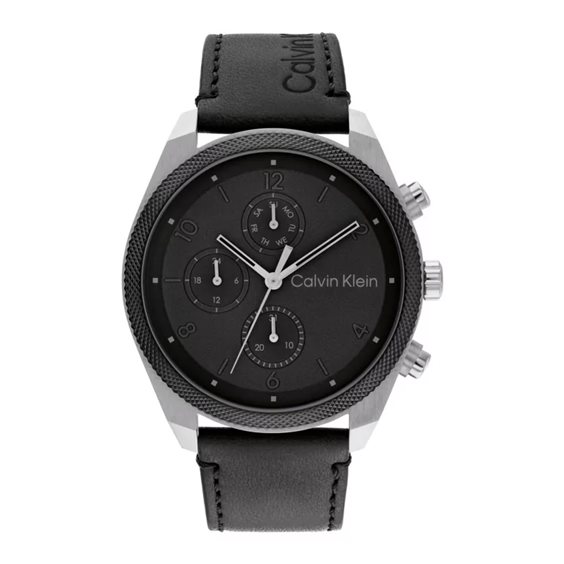 Reloj calvin klein negro shops hombre